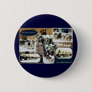 Iditarod 2010 ronde button 5,7 cm