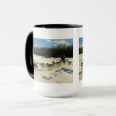 Iditarod Trail Sled Dog Race Mok (Voorkant links)