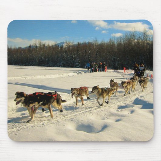 Iditarod Trail Sled Dog Race Muismat (Voorkant)