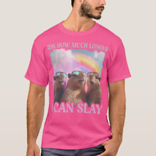 IDK Hoeveel langer ik Capibara kan doden T-shirt