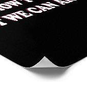 Idk How To Flirt But We Can Argue - I Don't Know I Poster (Hoek)