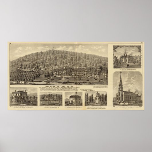 Idlewood Cottage Hotel bij Pittsburgh Poster (Voorkant)
