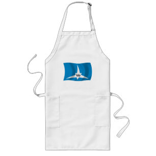 Ido Flag Apron Lang Schort