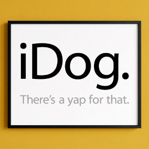 iDog - Er is een blaf voor dat Poster