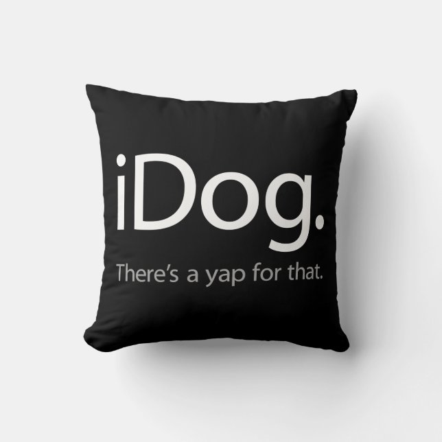 iDog-wit.ai Kussen (Voorkant)