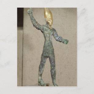Idol van de god Baal, uit Ugarit, Syrië Briefkaart