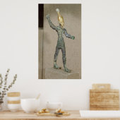 Idol van de god Baal, uit Ugarit, Syrië Poster (Keuken)