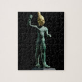 Idol van de storm god Baal uit Syrië, Bronze Age Legpuzzel (Verticaal)