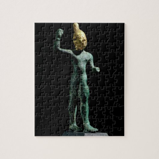 Idol van de storm god Baal uit Syrië, Bronze Age Legpuzzel (Verticaal)