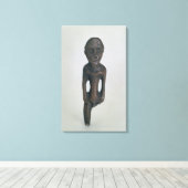 Idol, vierde millennium BC Canvas Afdruk (Insitu (Houten vloer))