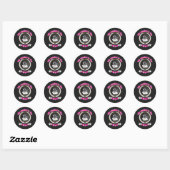 Idol Zingen KPop Passion Muziek Cultuur Fandom Ene Ronde Sticker (Vel)