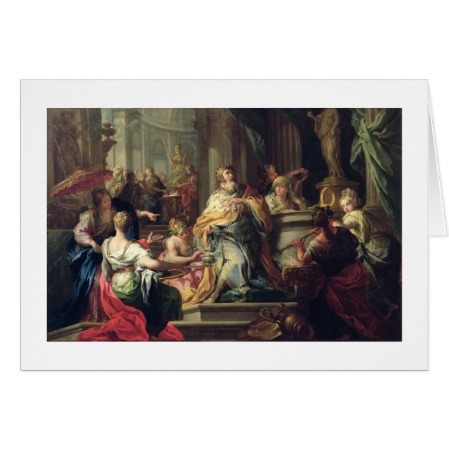 Idolization of Solomon, c.1735 (olie op canvas) (Voorkant Horizontaal)