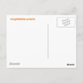 Idolz Cocolats Coco Briefkaart (Achterkant)