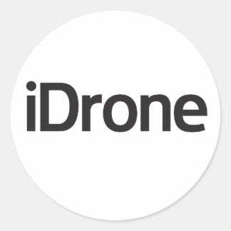 iDrone zone rond sticker