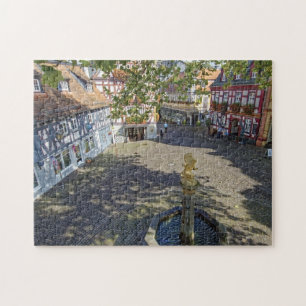 Idstein, Duitsland - Historisch centrum Legpuzzel