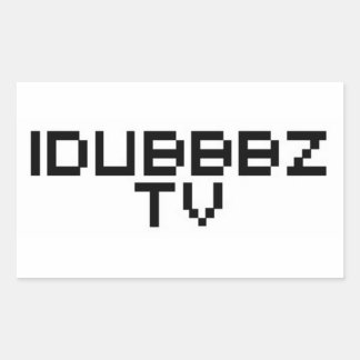 iDubbz TV Rechthoekige Sticker