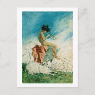 Idylle, 1868 (w/c op papier) briefkaart