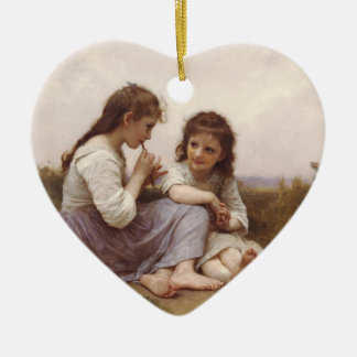 Idylle enfantine (een kinderdagverblijf) keramisch ornament