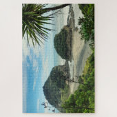 Idyllic bethells Beach Coastal Photo Legpuzzel (Verticaal)