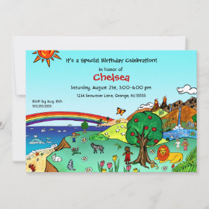 Idyllic kinderlandschap — Paradise Kaart