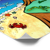 Idyllic kinderlandschap — Paradise Poster (Hoek)