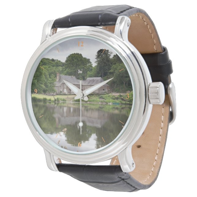 Idyllique Mayenne Horloge (Gekanteld)