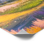 Idyllisch dorp Amidst Majestic Natuur Poster (Hoek)