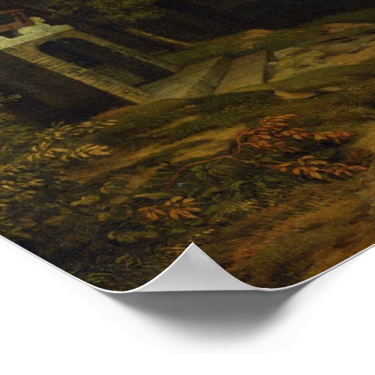 Idyllisch landschap poster (Hoek)