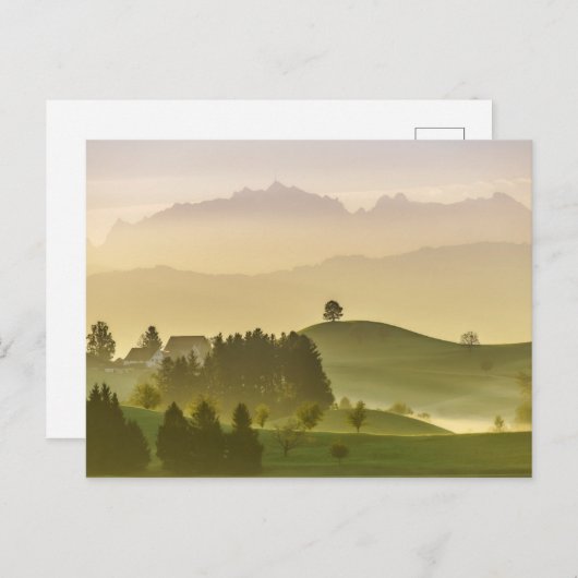 Idyllisch landschap | Zwitserland, Säntis Briefkaart (Voorkant / Achterkant)