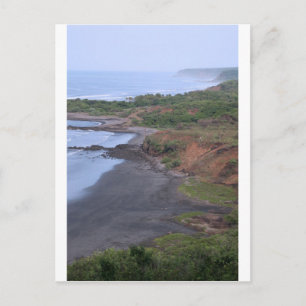 Idyllische tropische kust El Salvador Briefkaart