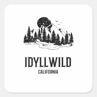 Idyllwild - Californië Vierkante Sticker