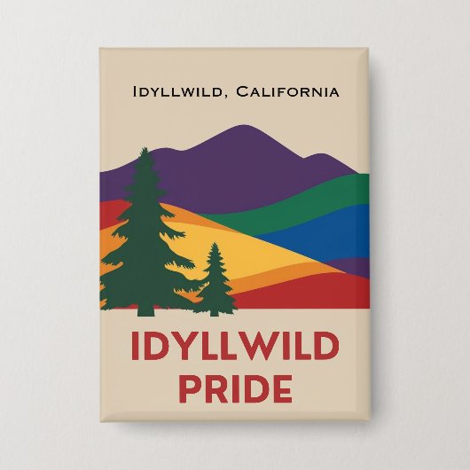 Idyllwild Pride Button Pin (Voorkant)