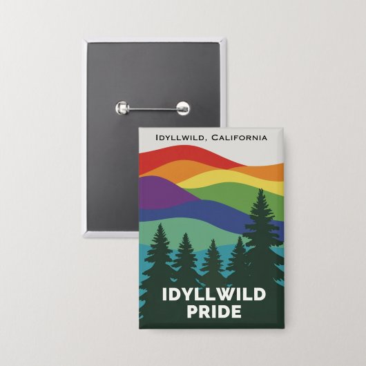 Idyllwild Pride Button Pin (Voorkant / Achterkant)