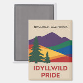 Idyllwild Pride Magnet Magneet (Voorkant / Achterkant)