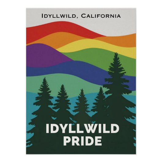 Idyllwild Pride Poster Perfect Poster (Voorkant)