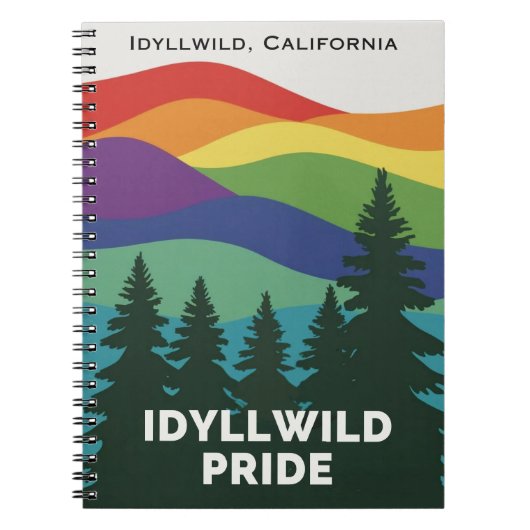 Idyllwild Pride Spiral Notitieboek (Voorkant)