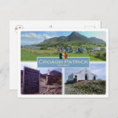IE Ierland - Croagh Patrick - Briefkaart (Voorkant / Achterkant)