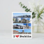 IE Ierland - Dublin - Briefkaart (Staand voorkant)