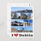 IE Ierland - Dublin - Briefkaart (Voorkant / Achterkant)