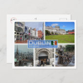 IE Ierland - Dublin - Briefkaart (Voorkant / Achterkant)