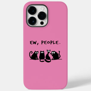 Ie Mensen Grappig Meowy Zwarte Katten  Case-Mate iPhone 14 Pro Max Hoesje