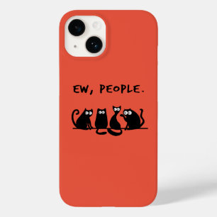 Ie Mensen Grappige Poezen Zwarte Katten Case-Mate iPhone 14 Hoesje
