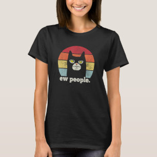 Ie Mensen Kat Anti Sociaal Introvert Vrouwen Man T-shirt