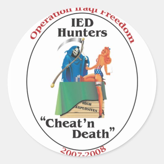 IED Hunters Stickers (Voorkant)