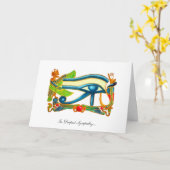 Ieder ziet het oor van paarden - met diepste sympa kaart (Gele Bloem)