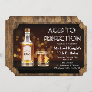 IEDERE LEEFTIJD - Goud tot perfecte Whiskey-dag Kaart