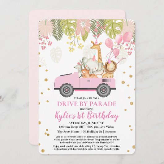 IEDERE LEEFTIJD - Station van Virtual Girl Birthda Kaart (Voorkant / Achterkant)