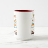 Iedereen aan boord voor coole golven mok (Midden)