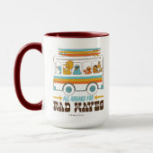 Iedereen aan boord voor coole golven mok (Links)