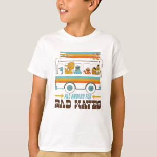 Iedereen aan boord voor Rad Waves T-shirt